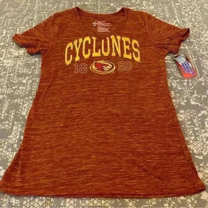 Iowa State Cyclones Women’s Creative Apparel Shirt Size Large color Red